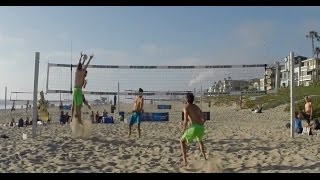 preview picture of video '2015 C.B.V.A. Manhattan Beach Men's Open Final, Schoonover/Russell vs. Mesko/Hatcher'