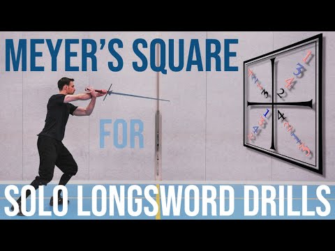 Solo Longsword:   Meyer's Square for solo drills