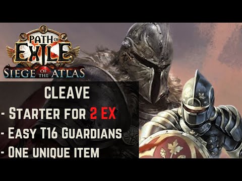 Path of Exile 3.19 - SUPER CHEAP STARTER CLEAVE BUILD - Lake Of Kalandra Starter
