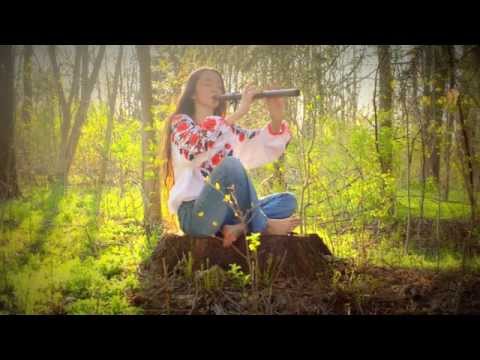 Native America Flute by a Ukrainian Girl