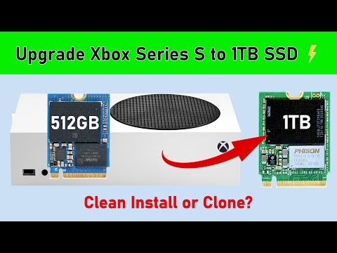 How to Upgrade Xbox Series S SSD to 1TB (Clean Install or Clone Tutorial)