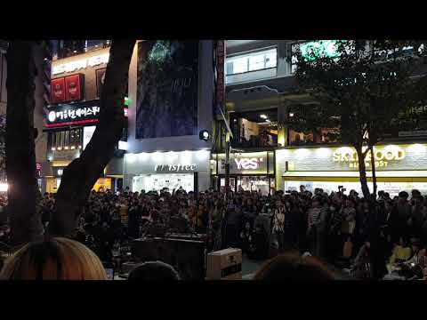 20191020 넬 신촌 버스킹 (오분뒤에봐,섬,한계) - Nell Busking in Sinchon