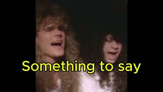 Harem Scarem-Something to say