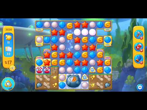 fishdom level 3636 / niveau 3636 full boosters