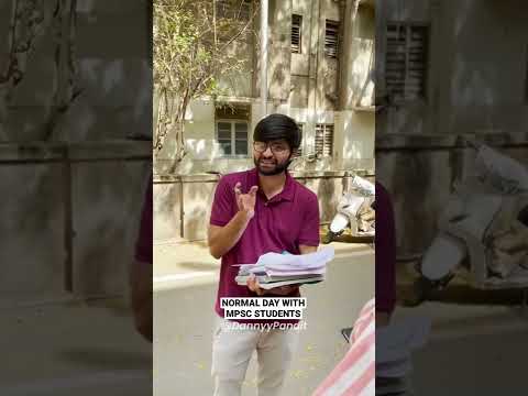MPSC student in pune🔥🔥😂😂 | normal day with mpsc students | danny pandit