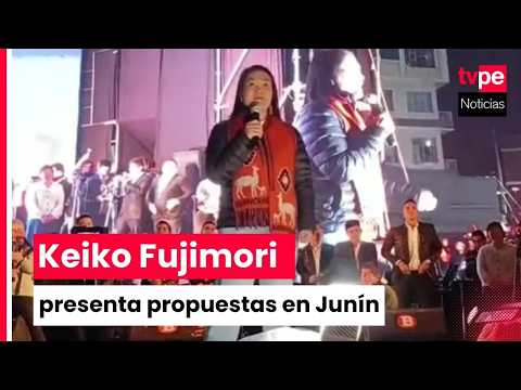 Keiko Fujimori expuso propuestas sobre seguridad, vías y agro durante visita a Junín