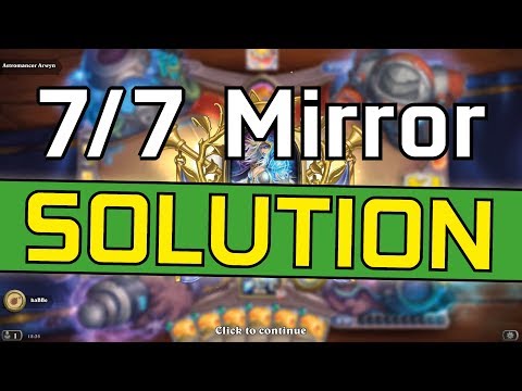 SOLUTION 7/7 Astromancer Arwyn Mirror Puzzle Lab - Hearthstone - The Boomsday Project