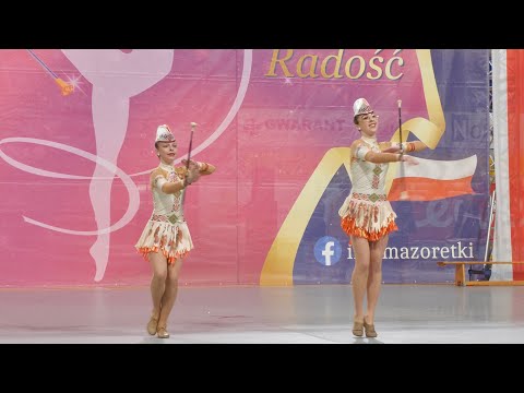 *MIRAŻ Wronki * - DUO TRIO BATON junior-  MP Kędzierzyn Koźle 2025 - Mażoretki