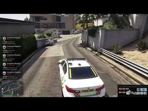 GTA V kereta polis kene curi
