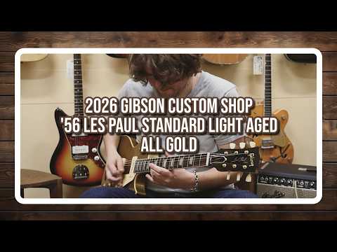 Gibson Custom Shop '56 Les Paul Standard Light Aged 2026, All Gold image 11