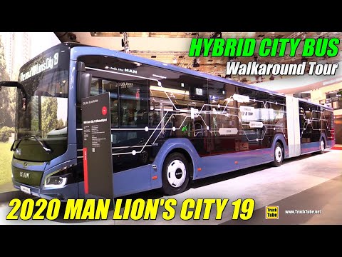 2020 MAN Lion's City 19 Efficient Hybrid Bus - Walkarond Exterior Interior Tour