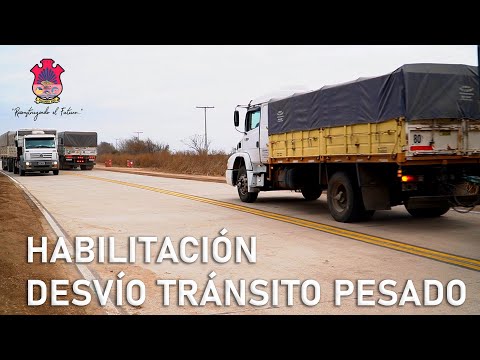 HABILITACIÓN DESVÍO TRÁNSITO PESADO EN ALEJANDRO ROCA
