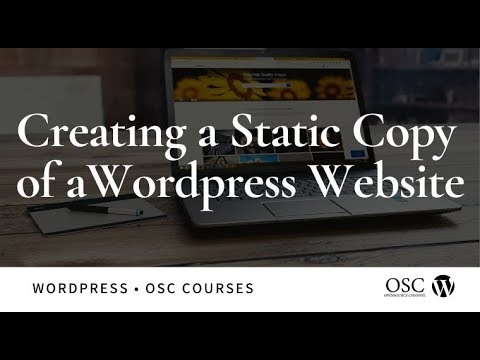 How to create a Static version of your Wordpress Website (DEPRECATED) PLEASE USE wp2static