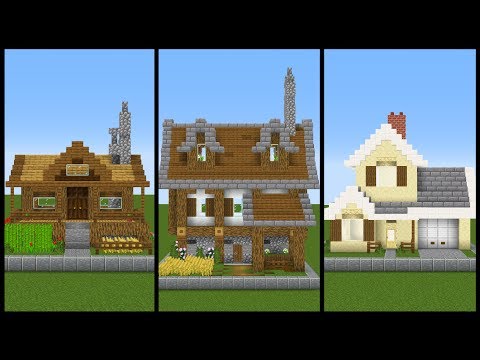 5 Simple ONE CHUNK Minecraft House Designs