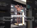 Aljo was HYPED after making weight at 135 pounds for UFC 292 ?