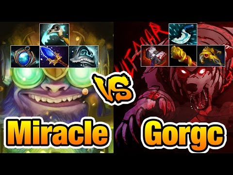 Miracle- [Tinker] vs Gorgc [Ursa] Who Got Better Team Dota2 7.03