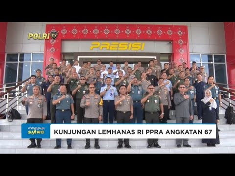 POLDA SUMSEL TERIMA KUNJUNGAN LEMHANAS RI PPRA ANGKATAN 67