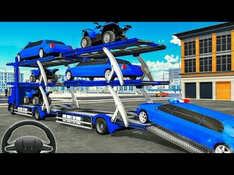 US Police Limo Car Transport Truck Driving 2020 #1