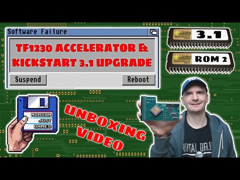 TF1230 Accelerator & Kickstart 3.1 Amiga A1200 Upgrade Video - MJG