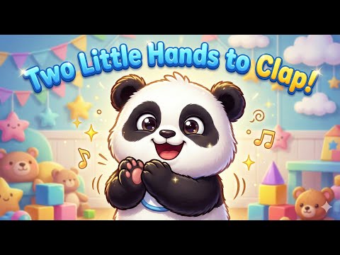 Two Little Hands To Clap Clap Clap Rhyme With Lyrics I English Kids Songs | Learning Videos For Kids