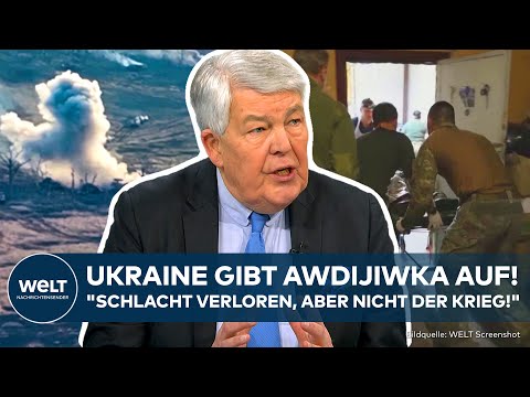 PUTINS KRIEG: Ukrainische Truppen fliehen aus Awdijiwka "Schlacht verloren, aber nicht den Krieg!"