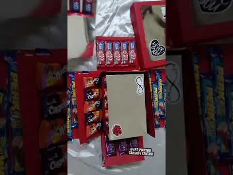 chocolate explosion box // gift for lover // engagement gift // anniversary gift /8180884343