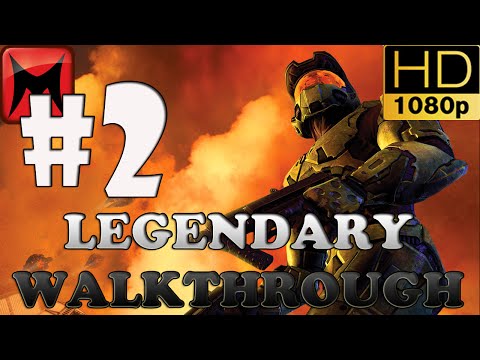 Halo 2 Vista PC Legendary Walkthrough Mission 2 Outskirts HD1080p