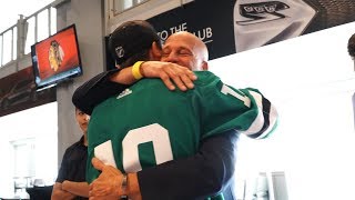 Stars prospect's father misses son get drafted