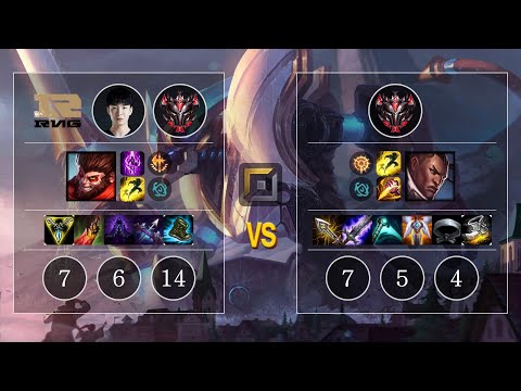 RNG Langx Wukong vs Lucian Top - KR GrandMaster Patch 10.11