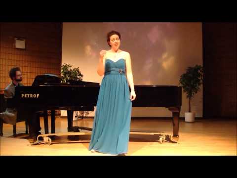 Nicole Glover singing "Die Bekehrte" By Hugo Wolf