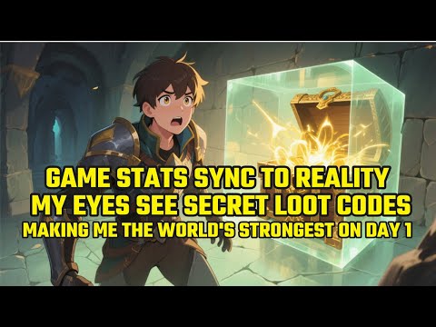 Game Stats Sync To Reality & My Eyes See Secret Loot Codes, Making Me The World's Strongest on Day 1