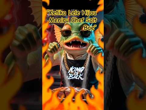 GREEN CATFISH TRANSFORMATION COPYING THE CHEF'S STYLE #shortai #animeaiart #greencatfish #chef