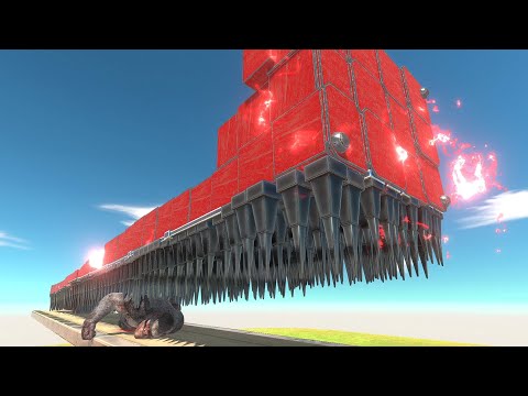 GIANT SPIKES TRAP Run Fast Or Die - Animal Revolt Battle Simulator P55