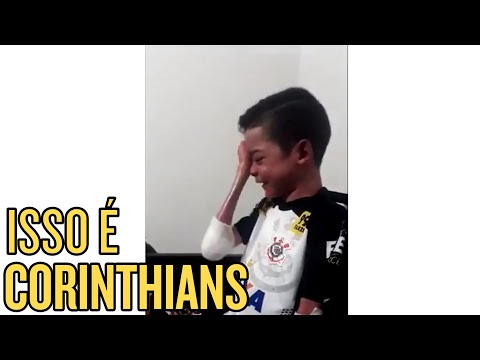 Comemorao do corinthiano Joo Pedro aps classificao do Corinthians s finais do Paulisto-2019