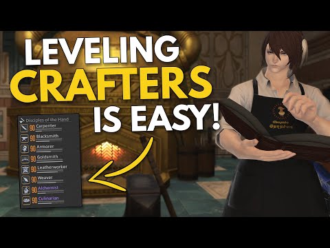The Ultimate Crafter Leveling Guide (1-90) - FFXIV Guide