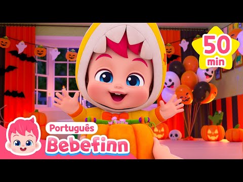 🍬Quer Meu Doces de Halloween? | Dia das bruxas | +Completo | Bebefinn em Português- Canções Infantis
