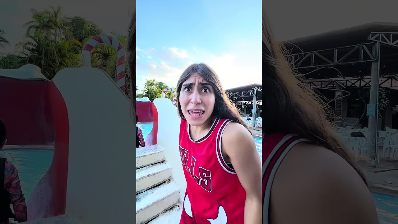 We went to the water park 🛝 #mansaomovie #shorts