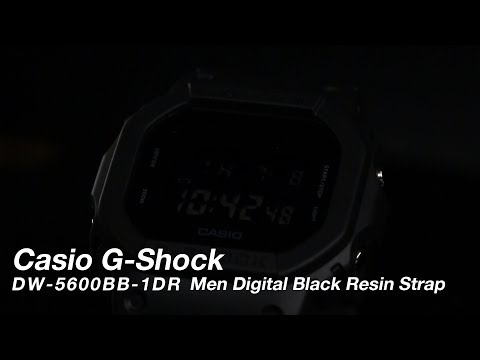 Casio G-Shock DW-5600BB-1DR Black Out Men Digital Dial Black Resin Band-1