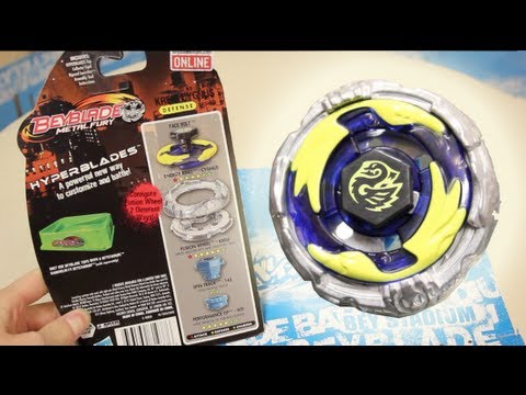 Kreis Cygnus 145WD HYPERBLADE SPARK FX UNBOXING & REVIEW - (BB-124-FX) Beyblade Metal Fury Hasbro