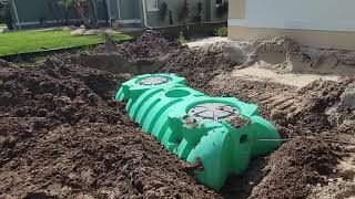 Septic installation in our Alfa and Altair Houses in North Port FL