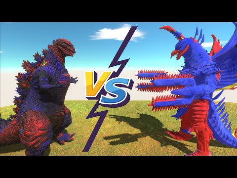 SHIN GODZILLA SUPERMAN VS GIGAN FINAL WARS GORO SUPER MAN - Animal Revolt Battle Simulator