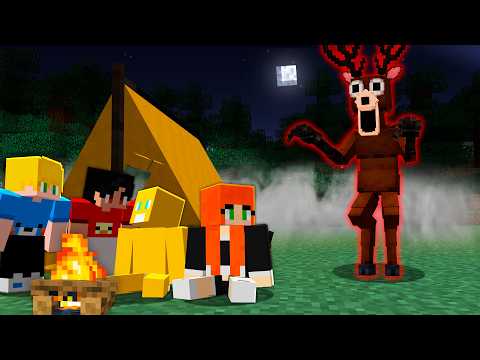 We spent 99 Nights in the Forest with Friends in Minecraft!