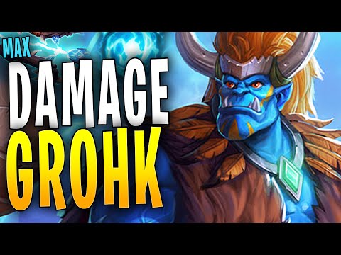 GROHK DAMAGE IS A CLASSIC! | Paladins Gameplay