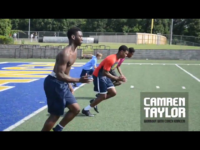 Coach Kareem: 2017 Camren Taylor Workout Session