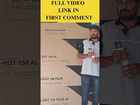 V-Guard solar water heater short installation video 3 — Arun Hitech Coimbatore Tamil Nadu