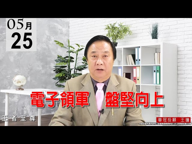 20210525《電子領軍  盤堅向上》今天盤面表現全是電子權值股與正規軍在漲，本人最近解盤一直告知【利空淬煉  底部浮現】。 #王曈 #王者至尊