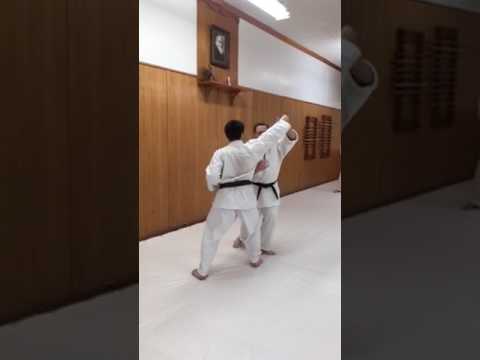 Karate Funakoshi Sensei Throw - Taniotoshi