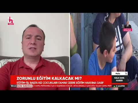 Genel Başkanımız Kadem Özbay, zorunlu eğitim süresinin kısaltılması tartışmaları ile ilgili Halk Tv`ye açıklamalarda bulundu.  | EĞİTİM İŞ