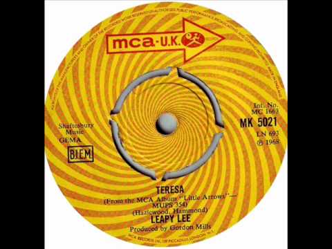 Teresa by Leapy Lee on 1968  Decca & MCA-U.K. 45 record.