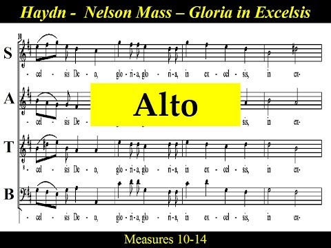 Haydn - Mass in D minor - Nelson Mass - 2a.Gloria - In Excelsis Deo - Alto
